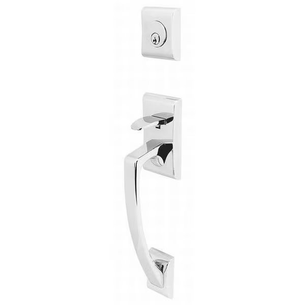 Bright Chrome Handleset 4807POSUS26RH, Emtek, Mfr#: 4807POSUS26RH